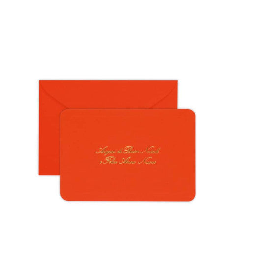 Cartoncino auguri di Natale Rex-Sadoch 15,5x10,5 cm - conf. 50 pezzi - rosso/camoscio - 2102RC