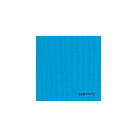 Cartoncino Elle Erre - 50x70cm - 220gr - azzurro 113 - Fabriano -  blister 20 fogli