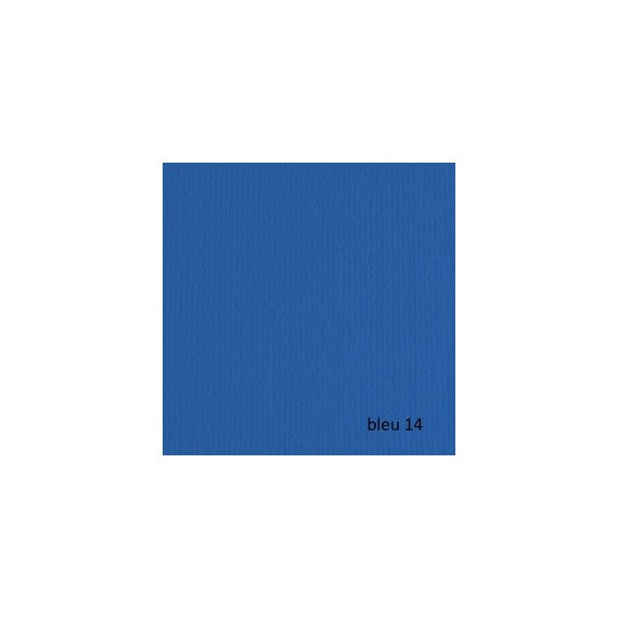 Cartoncino Elle Erre - 50x70cm - 220gr - blu 114 - Fabriano -  blister 20 fogli