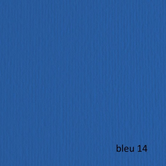 Cartoncino Elle Erre - 50x70cm - 220gr - blu 114 - Fabriano -  blister 20 fogli