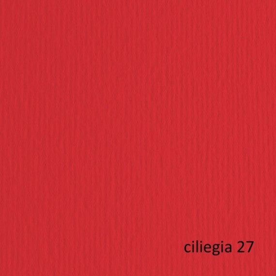 Cartoncino Elle Erre - 50x70cm - 220gr - ciliegia 27 - Fabriano - blister 20 fogli
