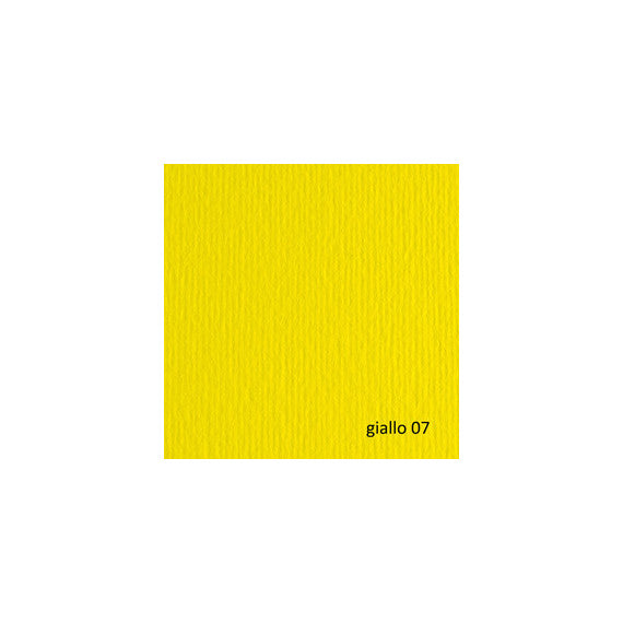 Cartoncino Elle Erre - 50x70cm - 220gr - giallo 107 - Fabriano -  blister 20 fogli