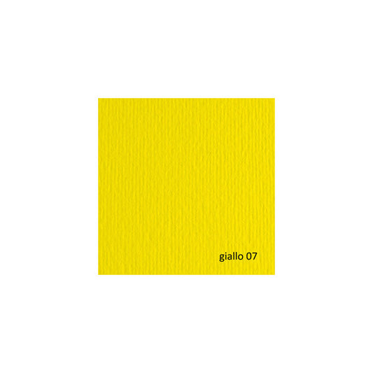 Cartoncino Elle Erre - 50x70cm - 220gr - giallo 107 - Fabriano -  blister 20 fogli
