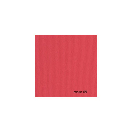 Cartoncino Elle Erre - 50x70cm - 220gr - rosso 109 - Fabriano -  blister 20 fogli