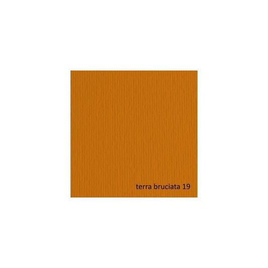 Cartoncino Elle Erre - 50x70cm - 220gr - terra bruciata 119 - Fabriano -  blister 20 fogli