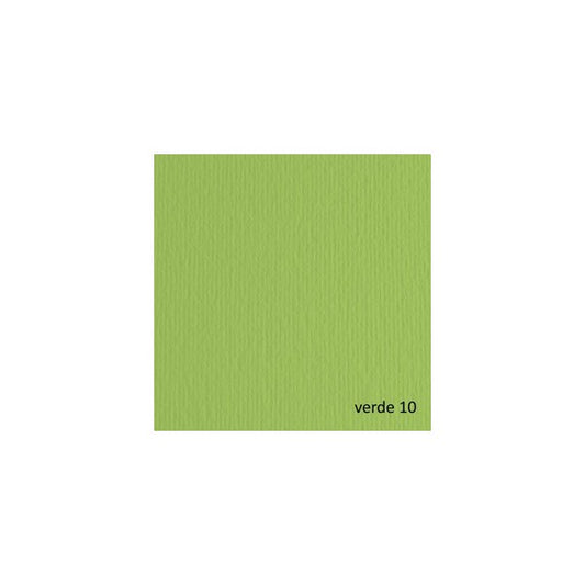 Cartoncino Elle Erre - 50x70cm - 220gr - verde pisello 110 - Fabriano -  blister 20 fogli