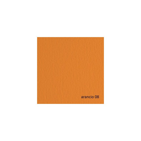 Cartoncino Elle Erre - 70x100cm - 220gr - arancio 108 - Fabriano - blister 10 fogli