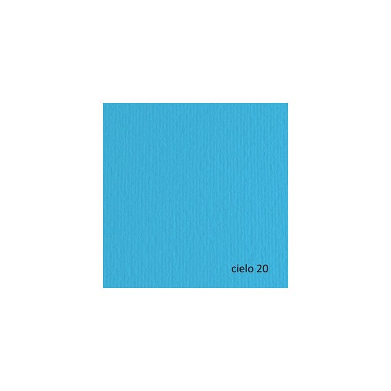 Cartoncino Elle Erre - 70x100cm - 220gr - cielo 120 - Fabriano - blister 10 fogli