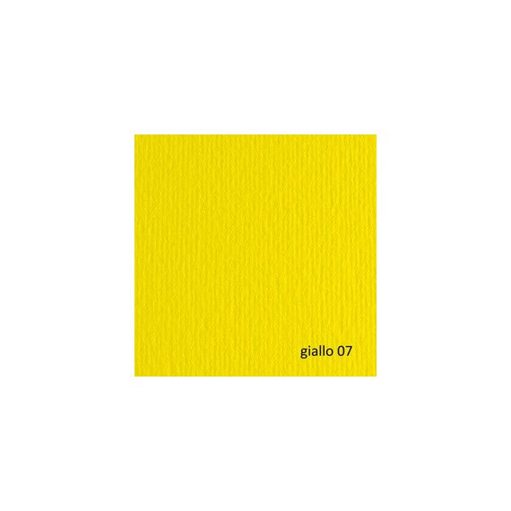 Cartoncino Elle Erre - 70x100cm - 220gr - giallo 107 - Fabriano - blister 10 fogli