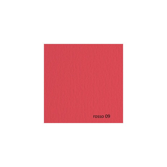 Cartoncino Elle Erre - 70x100cm - 220gr - rosso 109 - Fabriano - blister 10 fogli