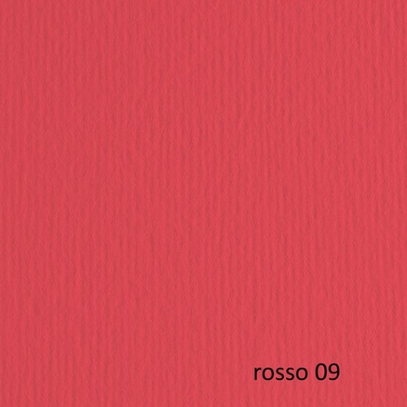 Cartoncino Elle Erre - 70x100cm - 220gr - rosso 109 - Fabriano - blister 10 fogli