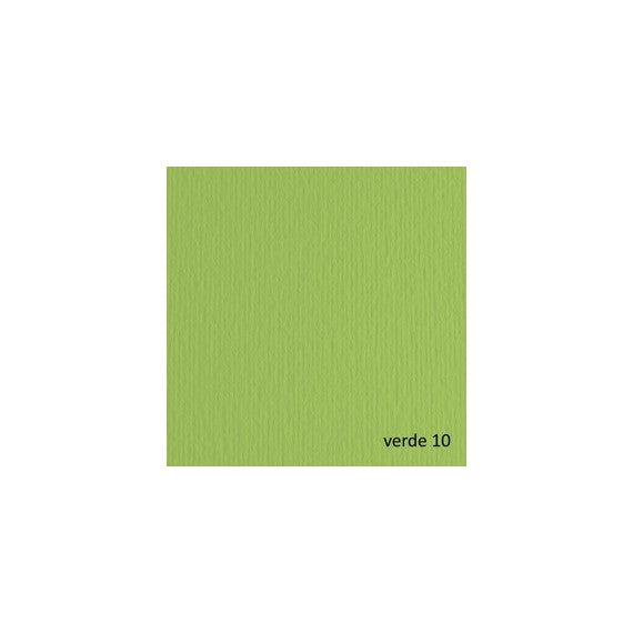 Cartoncino Elle Erre - 70x100cm - 220gr - verde pisello 110 - Fabriano - blister 10 fogli