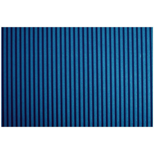 Cartoncino ondulato Deco Cannetè 50x70 cm - 230 gr blu scuro - conf. 10 pezzi - 2206/13