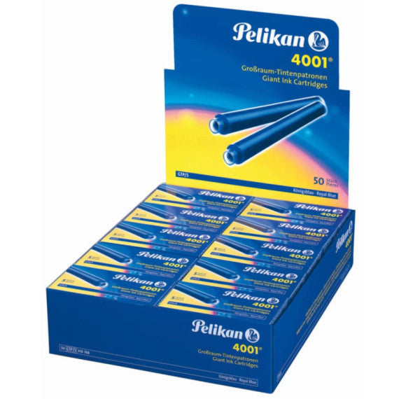 Cartucce ad inchiostro lunghe Pelikan GTP5 - conf. 5 pz - blu royale 310748