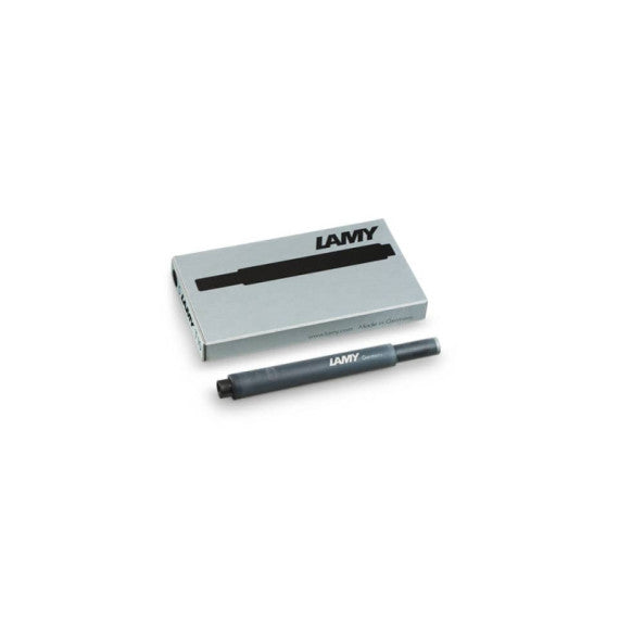 Cartucce ricambio Lamy T10 in confezione da 5 colore inchiostro nero 1202075