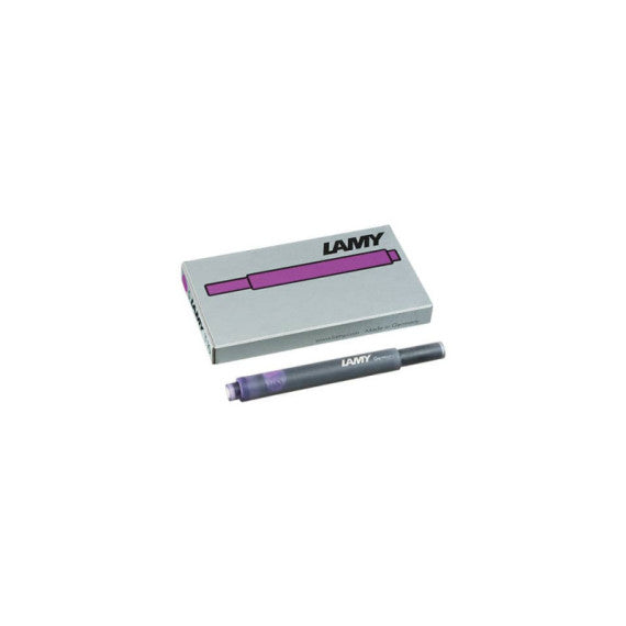 Cartucce ricambio Lamy T10 in confezione da 5 colore inchiostro violetto 1205783