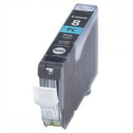 CARTUCCIA CANON CLI-8 PHOTO CIANO COMPATIBILE CON CHIP PER CANON IP 4200 MP 500 CLI-8Pc CAPACITA 13ML