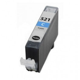 CARTUCCIA CLI-521 CIANO COMPATIBILE CON CHIP PER CANON Ip3600IP4600MP540MP620MP630980 CLI521C