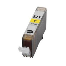 CARTUCCIA CLI-521 GIALLA COMPATIBILE CON CHIP PER CANON Ip3600IP4600MP540MP620MP630980 CLI521Y