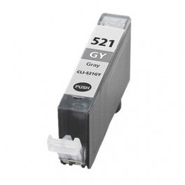 CARTUCCIA CLI-521 GRIGIA COMPATIBILE CON CHIP PER CANON Ip3600IP4600MP540MP620MP630980 CLI521G