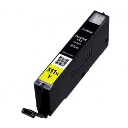 CARTUCCIA CLI-551 GIALLA COMPATIBILE CON CHIP PER CANON IP 7250 MG5450 MG6350 CLI-551XLY CAPACITA 11ML