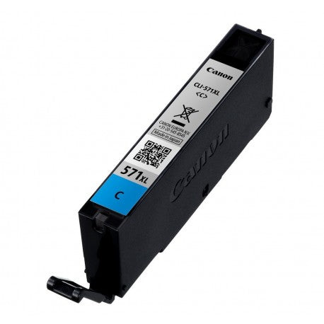 CARTUCCIA CLI-571XL CIANO CON CHIP COMPATIBILE PER CANON PIXMA MG5700 MG6800 MG7700 571CXL 10,8ML CON CHIP