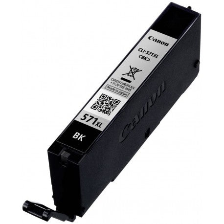 CARTUCCIA CLI-571XL NERA CON CHIP COMPATIBILE  PER CANON PIXMA MG5700 MG6800 MG7700 571BKXL 10,8ML CON CHIP