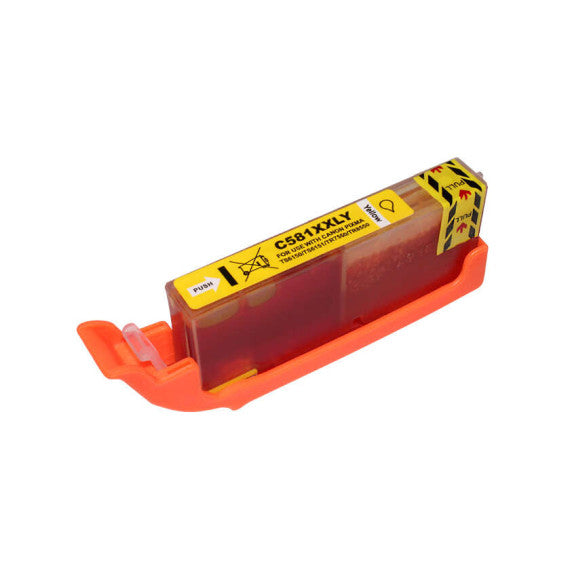 Cartuccia CLI-581XXL giallo 1997C001,2105C001,2051C001 compatibile per Canon TS6150,8150,9150,TR7550,8550 CLI581 830 pagine