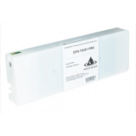 CARTUCCIA EPSON T6361 PHOTO BLACK COMPATIBILE PER EPSON 7700,7890,7900,9890 C13T636100 CAPACITA 700ML PIGMENTATO -CON CHIP-