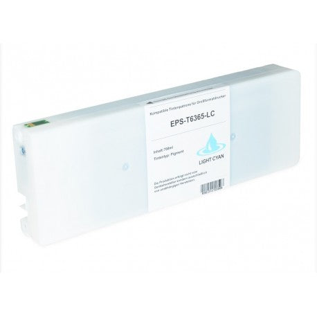 CARTUCCIA EPSON T6365 LIGHT CIANO COMPATIBILE PER EPSON 7890,7900,9890 C13T636500 CAPACITA 700ML PIGMENTATO -CON CHIP-