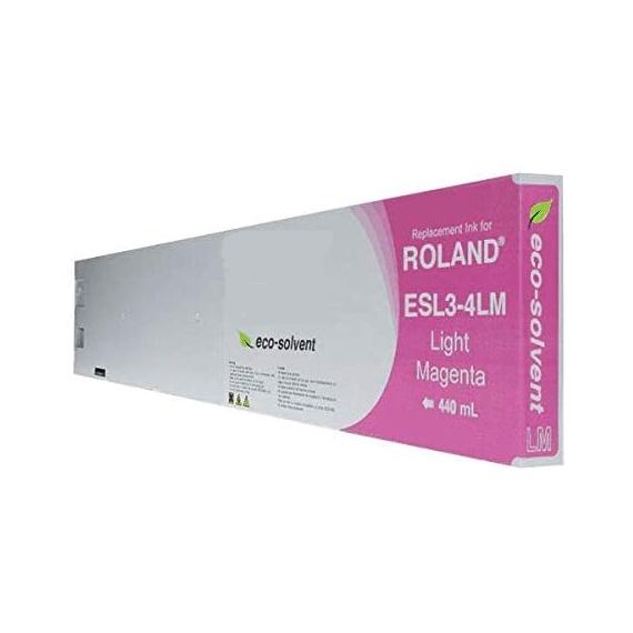 CARTUCCIA ESL3-4LM LIGHT MAGENTA COMPATIBILE INK PIGMENTATO PER ROLAND 540,640,740 SC,SJ,XC,XJ,VS,RS,VP,SP SERIES 440ml