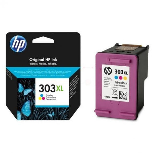 CARTUCCIA HP 303XL COLORE ORIGINALE T6N03AE PER HP ENVY PHOTO 6220 6230 7130 7830 HIGH YIELD 415 PAGINE