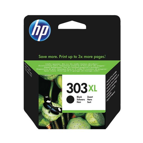CARTUCCIA HP 303XL NERA ORIGINALE T6N04AE PER HP ENVY PHOTO 6220 6230 7130 7830 HIGH YIELD  600 PAGINE