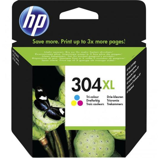 CARTUCCIA HP 304XL COLORE ORIGINALE PER HP DeskJet 3720 3730 3732 N9K07AE 304XLC CAPACITA 300 PAGINE