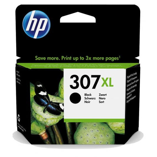 CARTUCCIA HP 307XL NERA ORIGINALE 3YM64AE PER HP ENVY 6010,6020,6032,6420,6422,6458,6475 CAPACITA 400 PAGINE