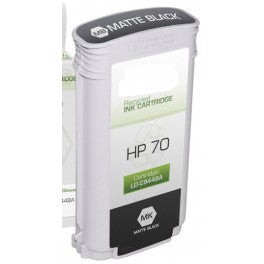 CARTUCCIA COMPATIBILE PER HP 70 C9448A MATTE BLACK  PER HP DESIGNJET Z2100 Z3100 Z3200 Z5200 Z5400 130ml Pigment