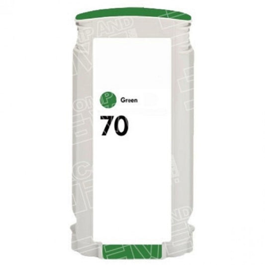 CARTUCCIA COMPATIBILE PER HP 70 C9457A VERDE  PER HP DESIGNJET Z3100 Z3200 INK PIGMENTATO CAPACITA' 130ml