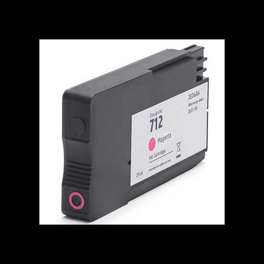 Cartuccia Hp 712 magenta 3ED68A  per Hp Designjet 24,36 inch,T230,250,630,650 capacità 29ml