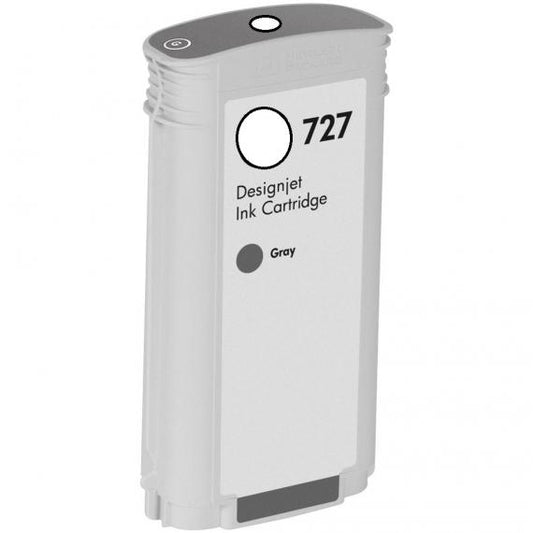 CARTUCCIA COMPATIBILE PER HP 727 GRIGIA B3P24A  PER HP Designjet T1500,T2500,T920 727 CAPACITA 130ML