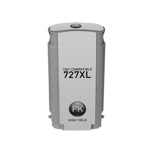 CARTUCCIA COMPATIBILE PER HP 727 PHOTO BLACK B3P23A  PER HP Designjet T1500,T2500,T920 727 CAPACITA 130ML