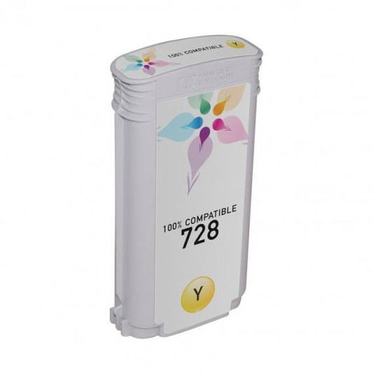 CARTUCCIA COMPATIBILE PER HP 728 GIALLA F9J65A  PER HP Designjet T730 ,T830 728 CAPACITA 130ML