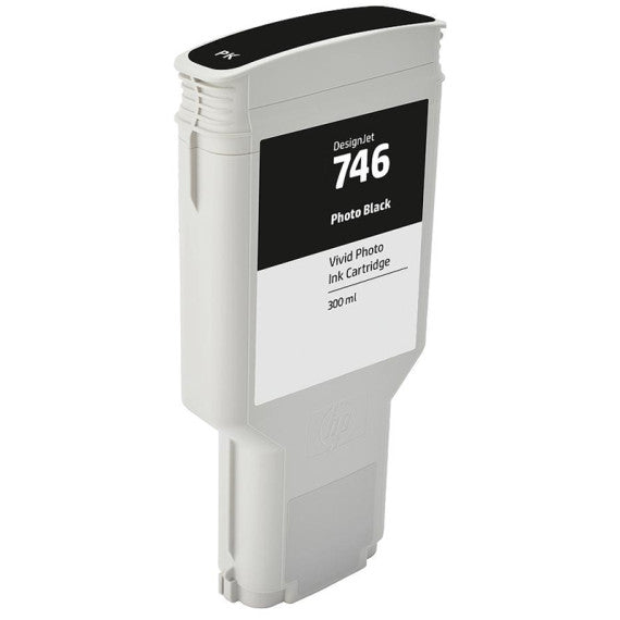 Cartuccia Hp 746LBK nero light P2V82A ink pigmentato  per Hp Designjet Designjet Z6,Z9,24,44-Zoll Ps capacità 300ml