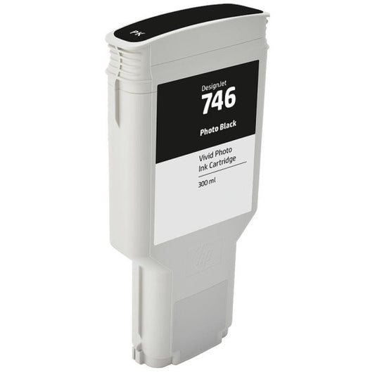 Cartuccia Hp 746LBK nero light P2V82A ink pigmentato  per Hp Designjet Designjet Z6,Z9,24,44-Zoll Ps capacità 300ml
