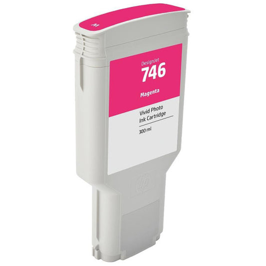 Cartuccia Hp 746M magenta P2V78A ink pigmentato  per Hp Designjet Designjet Z6,Z9,24,44-Zoll Ps capacità 300ml