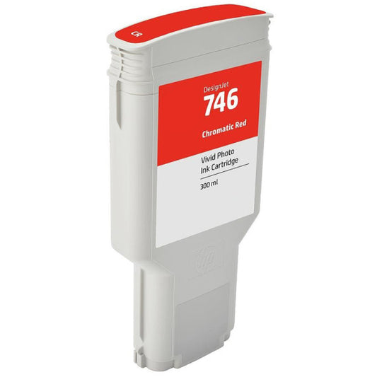 Cartuccia Hp 746R rosso P2V81A ink pigmentato  per Hp Designjet Z6,Z9,24,44-Zoll Ps capacità 300ml