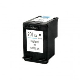 CARTUCCIA COMPATIBILE PER HP 901XL NERA  PER HP J4524 J4535 J4580 J4624 J4660 J468 CC654AE 901BK CAPACITA 15ML