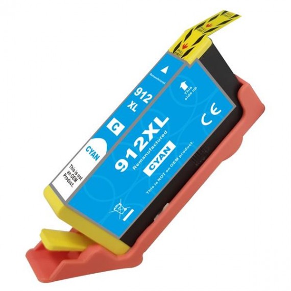 CARTUCCIA COMPATIBILE PER HP 912XL CIANO 3YL81AE  PER HP OFFICEJET 8012,8014,8015, PRO 8022,8024,8025,8035 CAPACITA 825 PAGINE