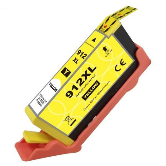 CARTUCCIA COMPATIBILE PER HP 912XL GIALLO 3YL83AE  PER HP OFFICEJET 8012,8014,8015, PRO 8022,8024,8025,8035 CAPACITA 825 PAGINE