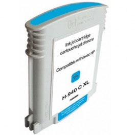 CARTUCCIA COMPATIBILE PER HP 940 CIANO  PER HP PRO 8000W,PRO 8500W 910G 940XL C4907A CON CHIP CAPACITA 28ML