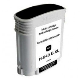 CARTUCCIA COMPATIBILE PER HP 940 NERA  PER HP PRO 8000W,PRO 8500W 910G 940XL C4906A CON CHIP CAPACITA 69ML